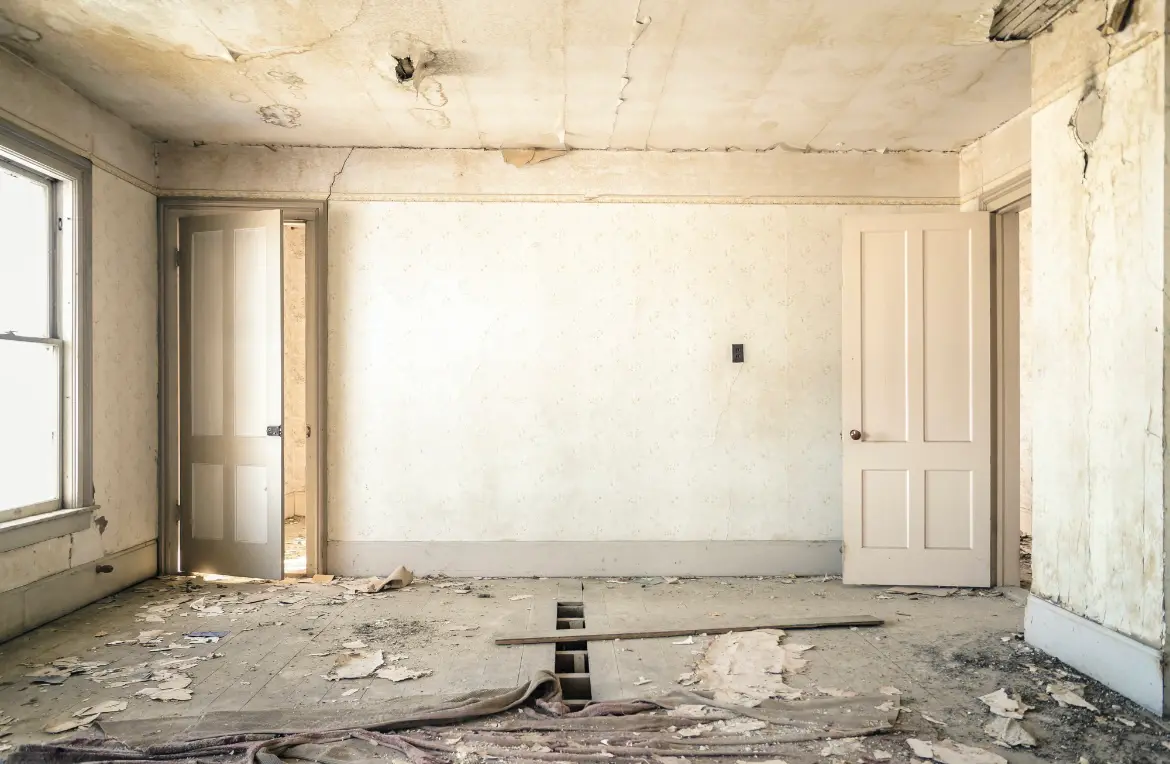 Waste disposal crew managing a cleanout project in West Brandywine